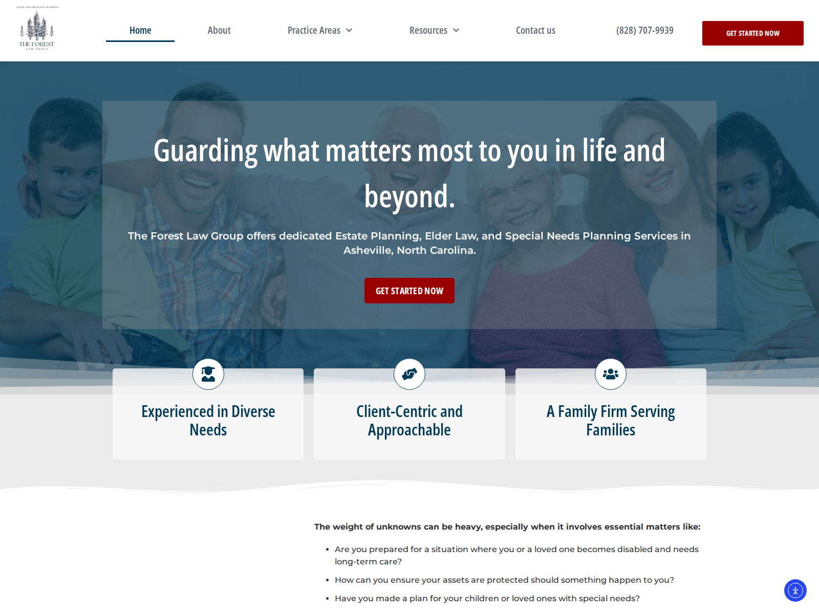 Forest Law Group homepage